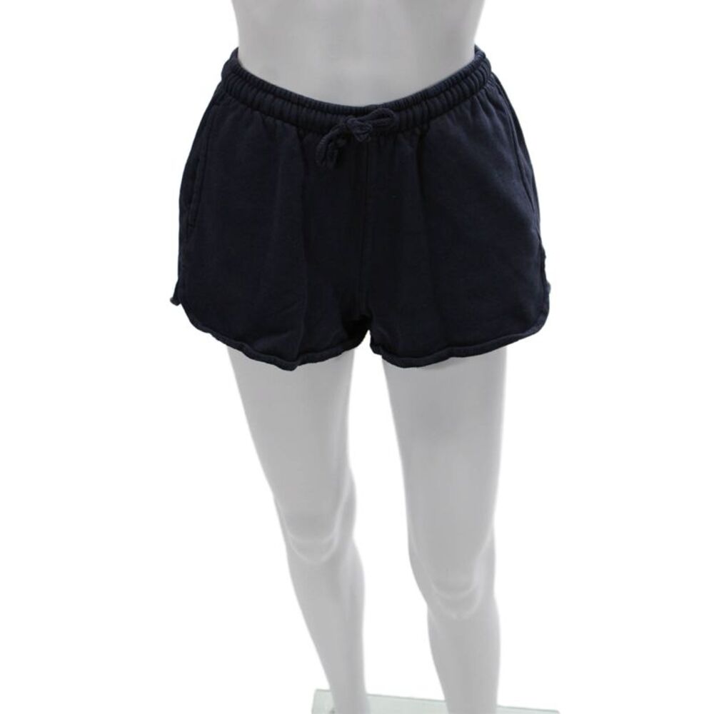 John Galt Teens Sweat Shorts Blue Cotton Drawstring Size S